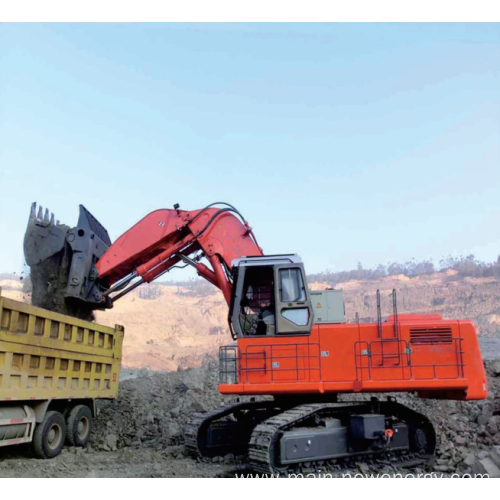Hydraulic Excavator by electric motor
